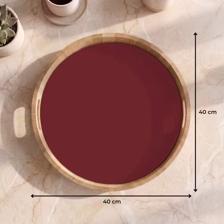 Dienblad - Dark - Garnet - Rood — 9