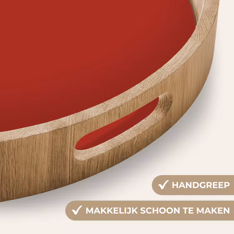 Dienblad - Deep - Crimson - Rood — 5