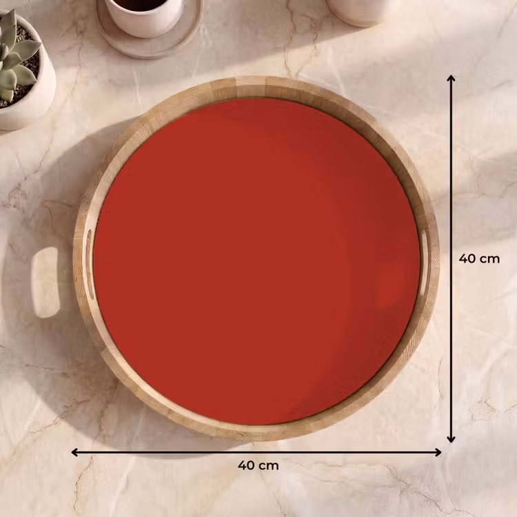 Dienblad - Deep - Crimson - Rood — 9