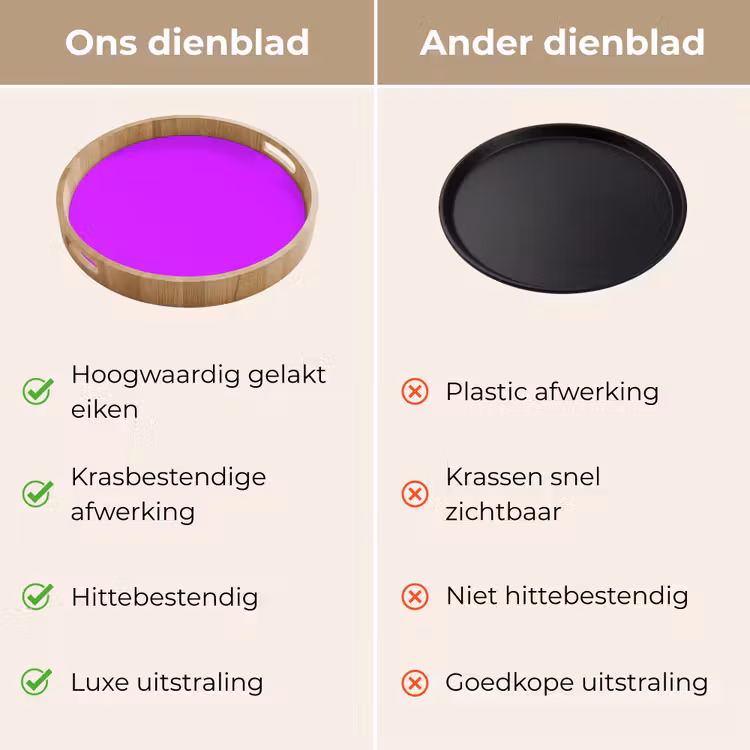 Dienblad - Neon - Orchid - Paars — 3