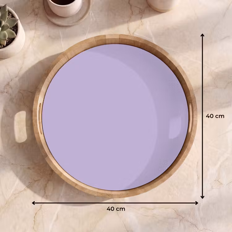 Dienblad - Pastel - Lilac - Paars — 9