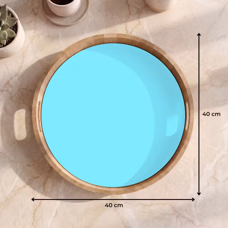 Dienblad - Electric - Cyan - Blauw — 9
