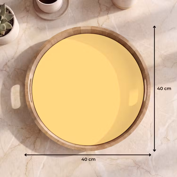 Dienblad - Butter - Geel - Yellow — 9
