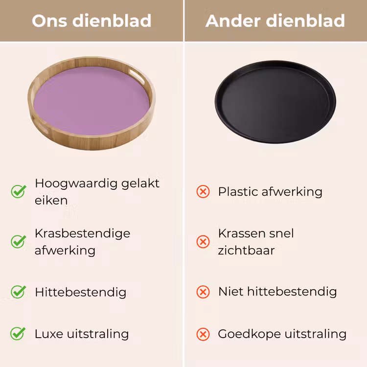 Dienblad - Antique - Orchid - Paars — 3