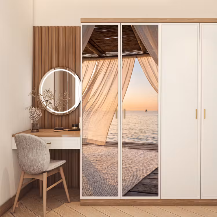 Deursticker - Overkapping - Zee - Zonsondergang - Vakantie - Rust — 5
