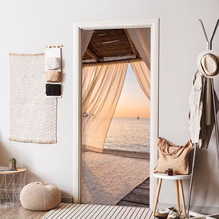 Deursticker - Overkapping - Zee - Zonsondergang - Vakantie - Rust — 8