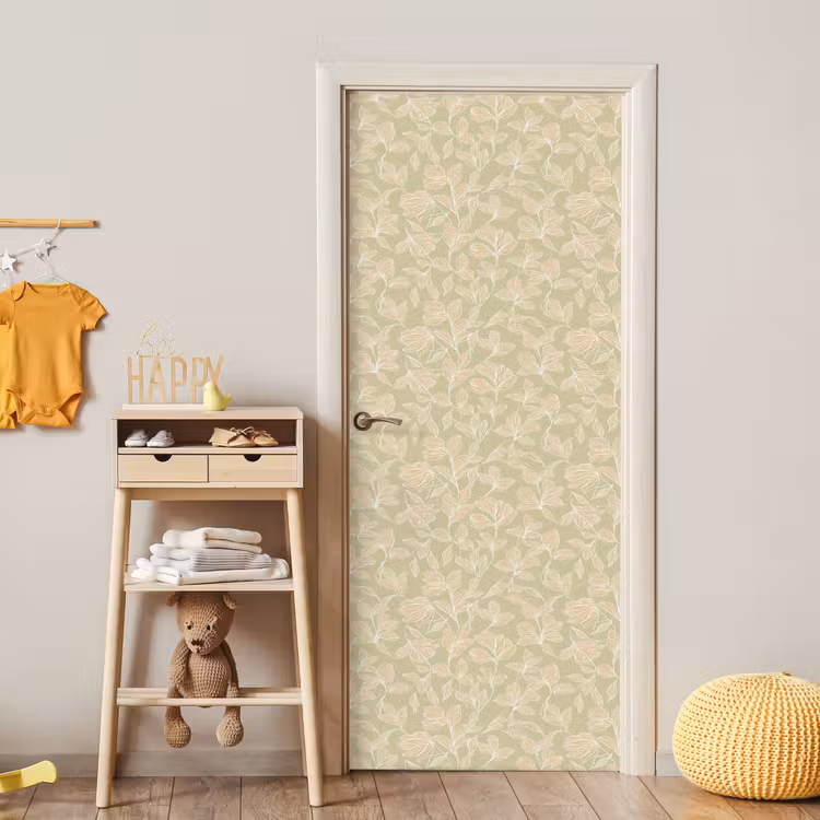 Deursticker met naam - Organisch - Subtiel - Groen — 6