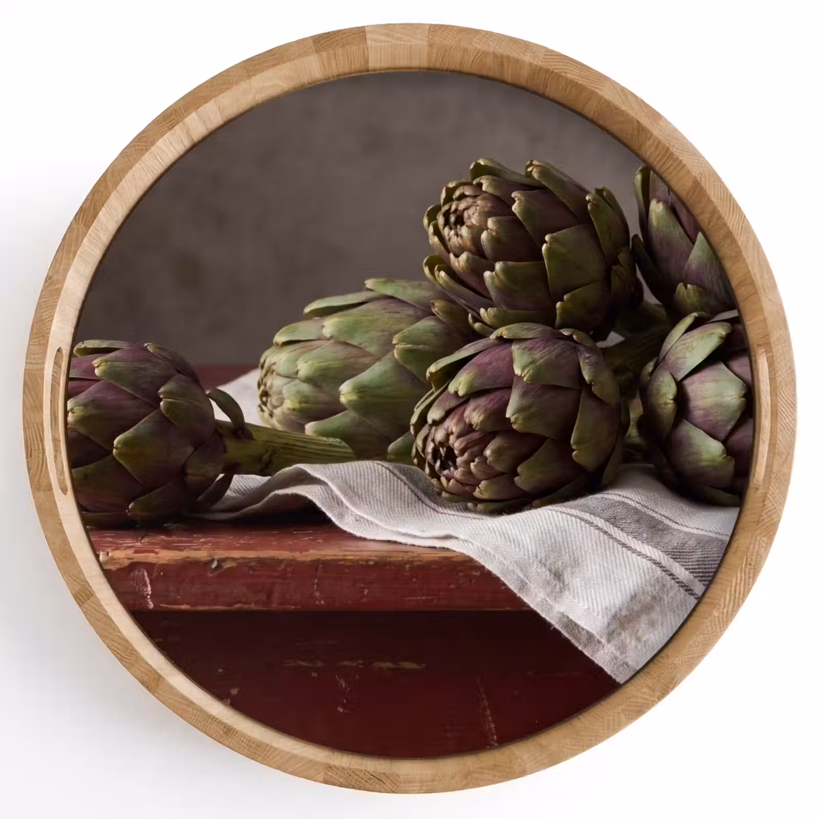 Dienblad - Artisjok - Eten - Rustiek — 1