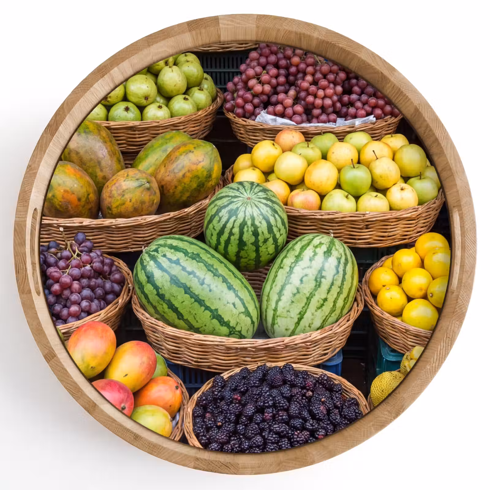 Dienblad - Fruit - Markt - Kleurrijk — 1