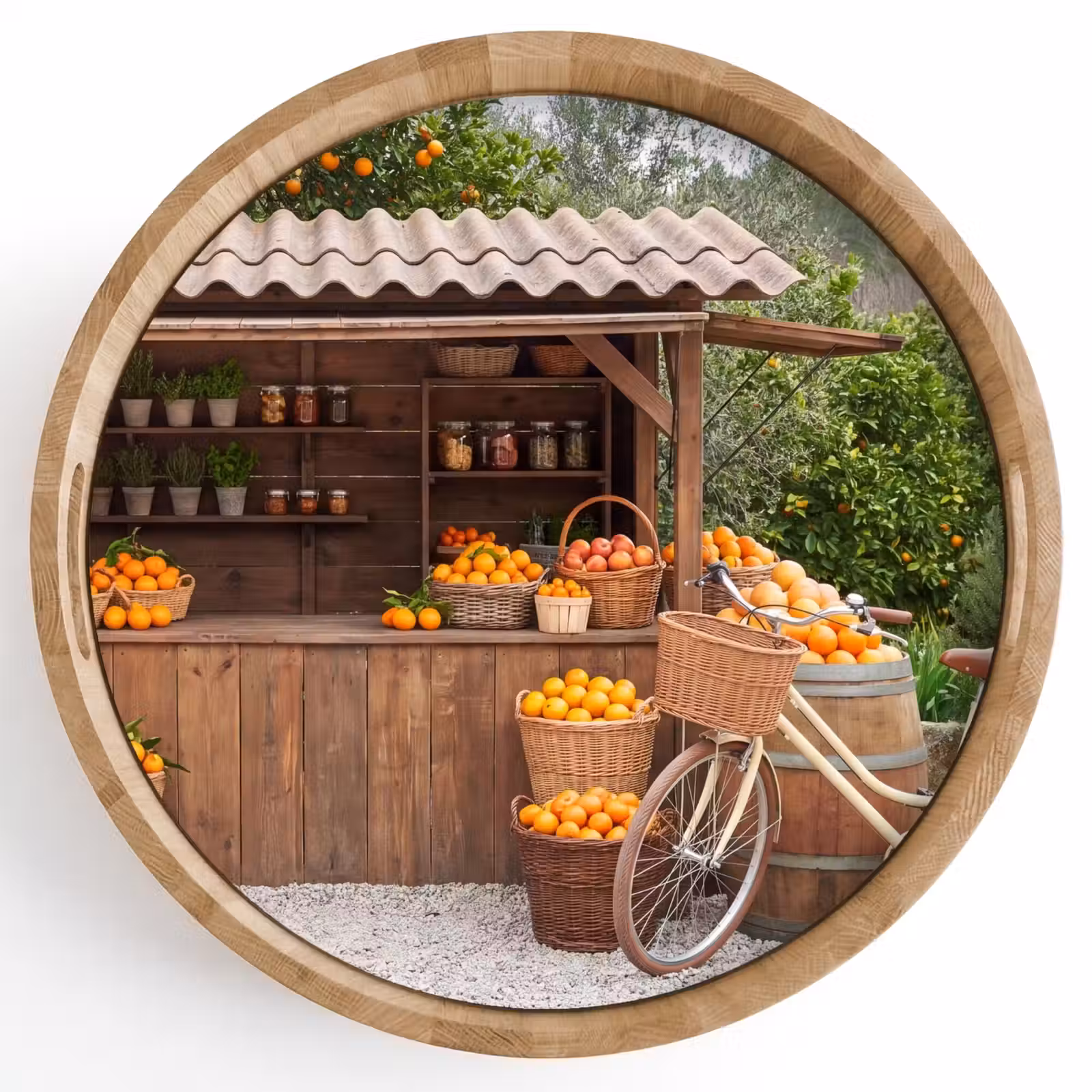 Dienblad - Fruit - Markt - Landelijk — 1