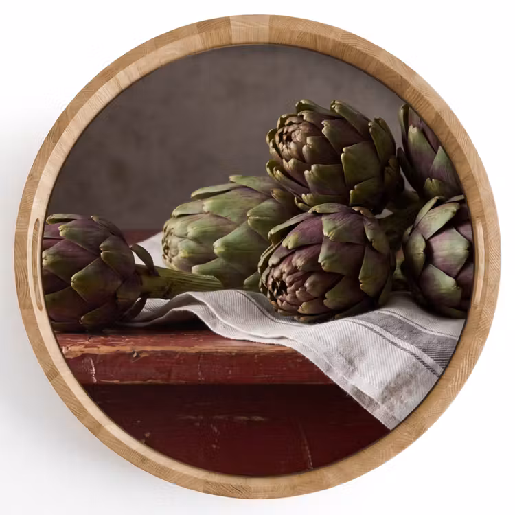 Dienblad - Artisjok - Eten - Rustiek — 1