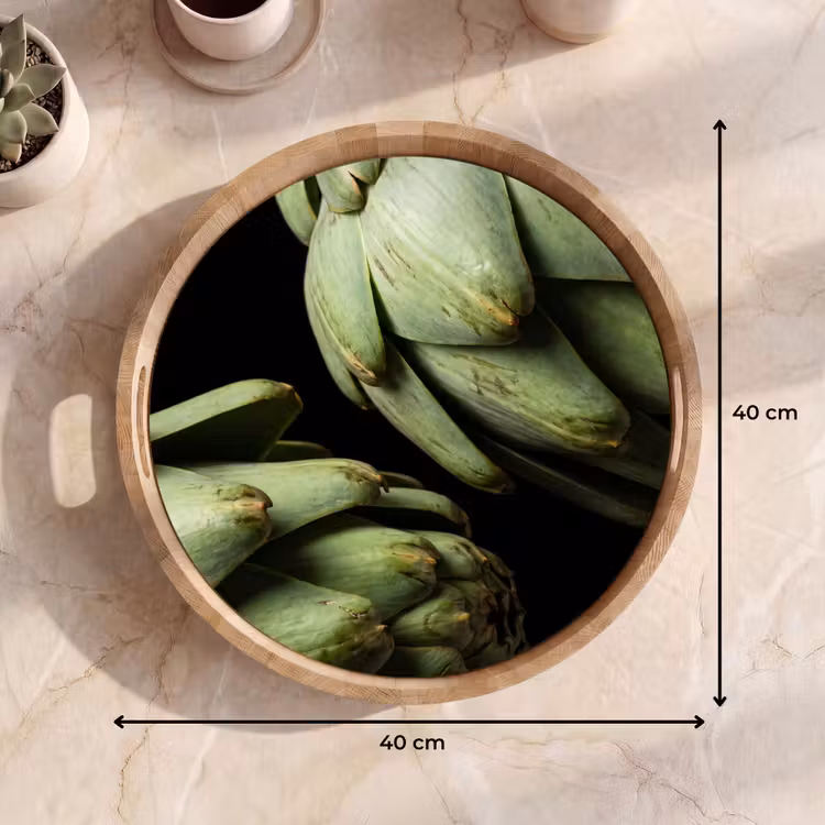 Dienblad - Artisjok - Groen - Eten — 9