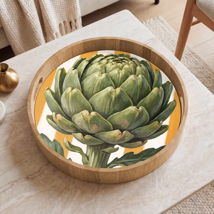 Dienblad - Artisjok - Modern - Groente — 2