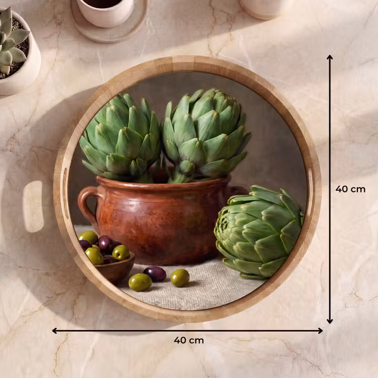 Dienblad - Artisjokken - Olijven - Eten — 9