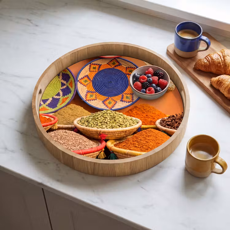 Dienblad - Eten - Kleurrijk - Cultuur — 4