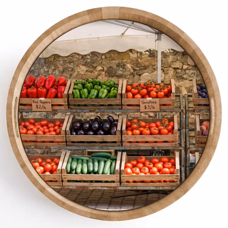 Dienblad - Eten - Markt - Vers — 1