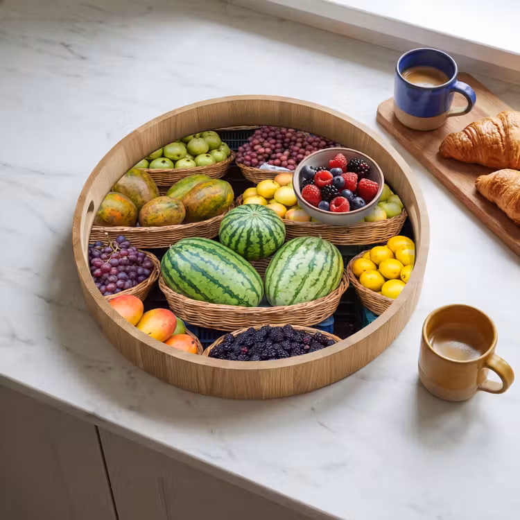 Dienblad - Fruit - Markt - Kleurrijk — 4