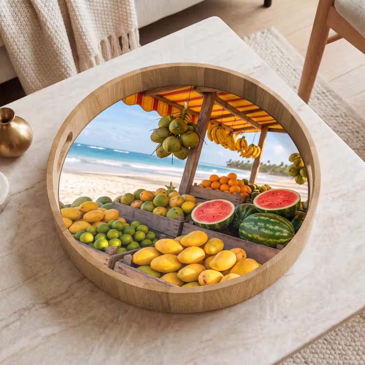 Dienblad - Fruit - Strand - Tropisch — 2