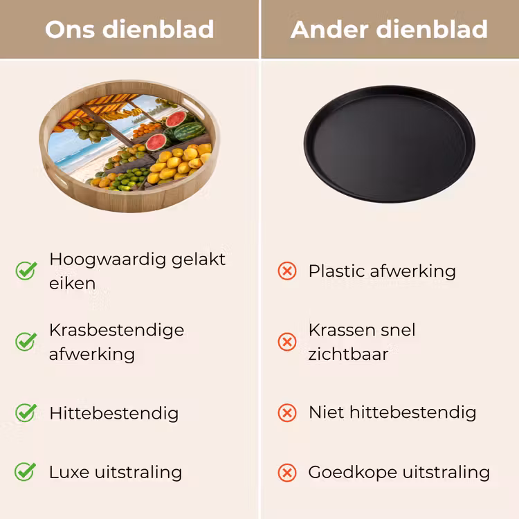 Dienblad - Fruit - Strand - Tropisch — 3