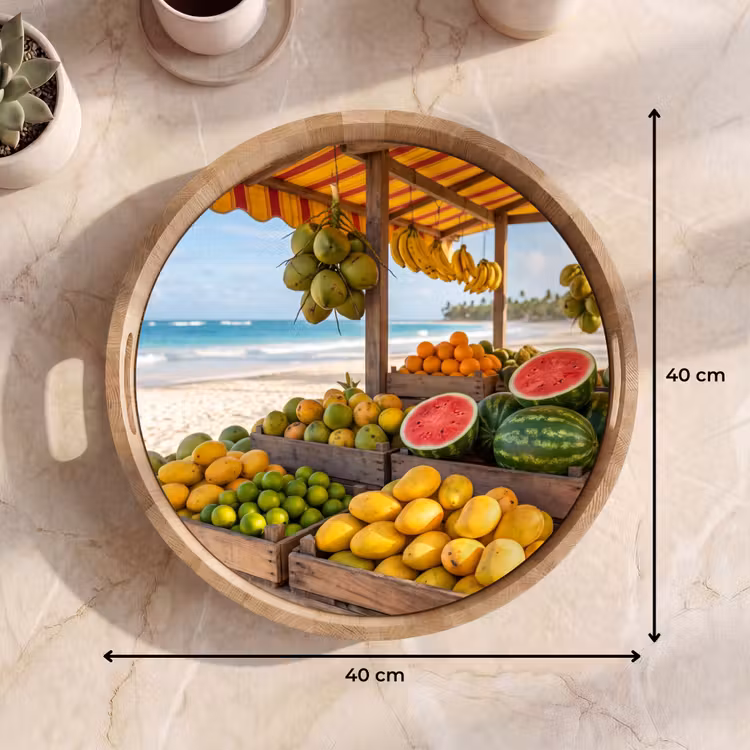 Dienblad - Fruit - Strand - Tropisch — 9