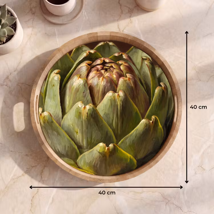 Dienblad - Groente - Artisjok - Groen — 9