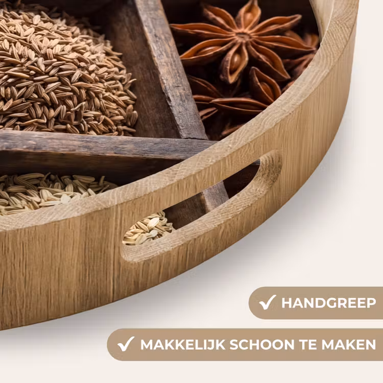 Dienblad - Kruiden - Houten - Eten — 5