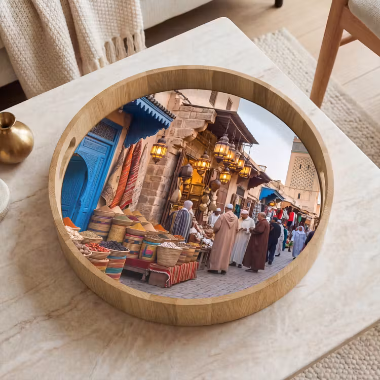 Dienblad - Markt - Oosters - Kleurrijk — 2