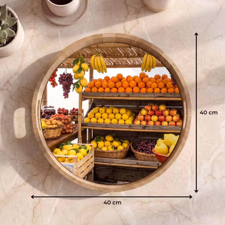 Dienblad - Marktkraam - Fruit - Vers — 9