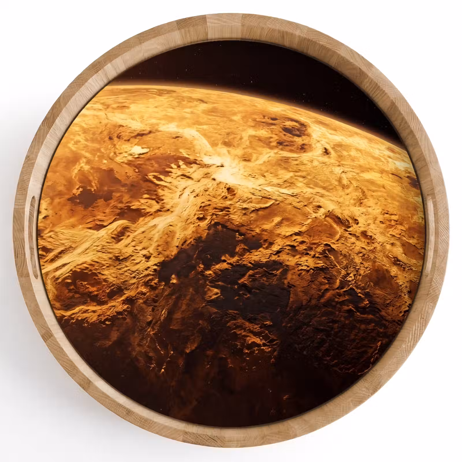 Dienblad - Planeet - Ruimte - Oranje — 1