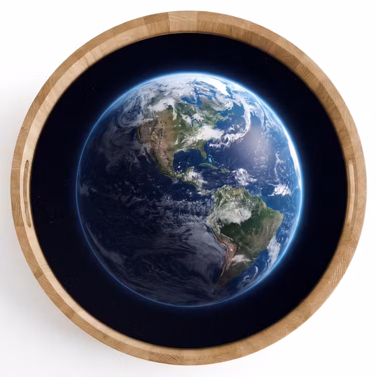Dienblad - Aarde - Ruimte - Kosmos — 1