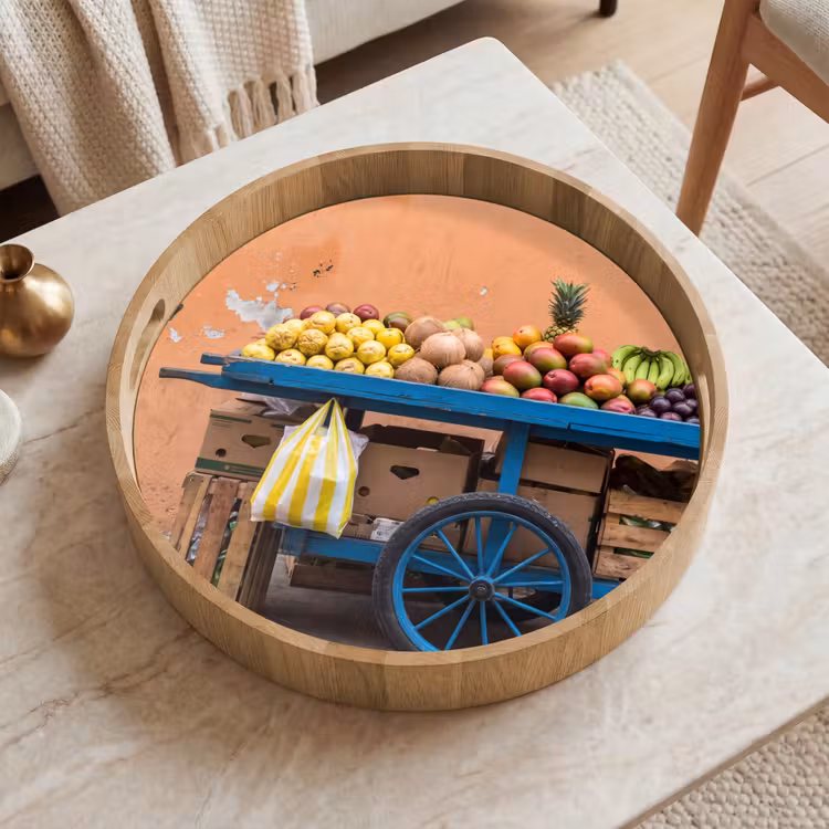Dienblad - Fruit - Kar - Straat — 2
