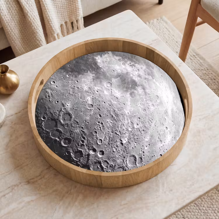 Dienblad - Maan - Kraters - Ruimte — 2
