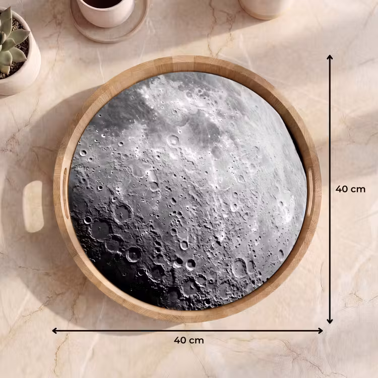Dienblad - Maan - Kraters - Ruimte — 9