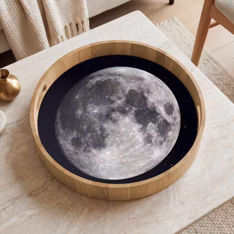 Dienblad - Maan - Sterren - Ruimte — 2
