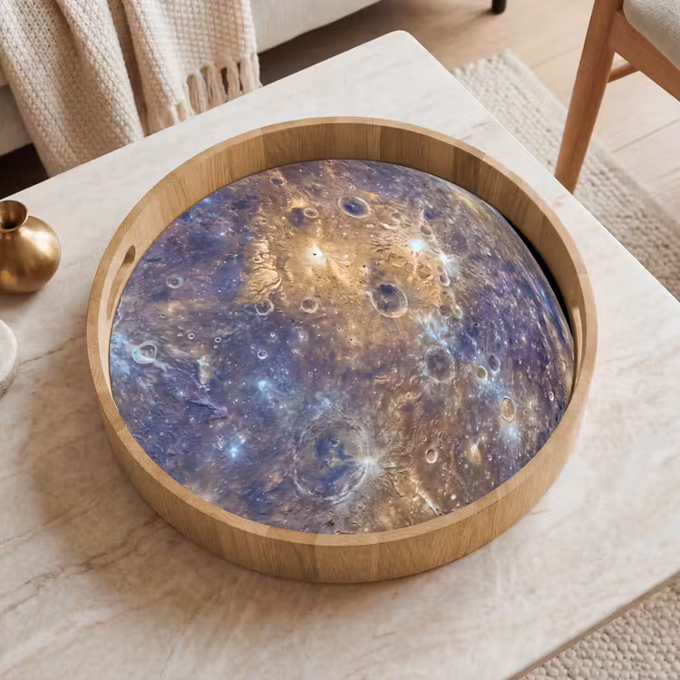 Dienblad - Planeet - Kraters - Ruimte — 2
