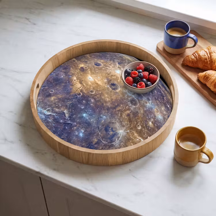 Dienblad - Planeet - Kraters - Ruimte — 4