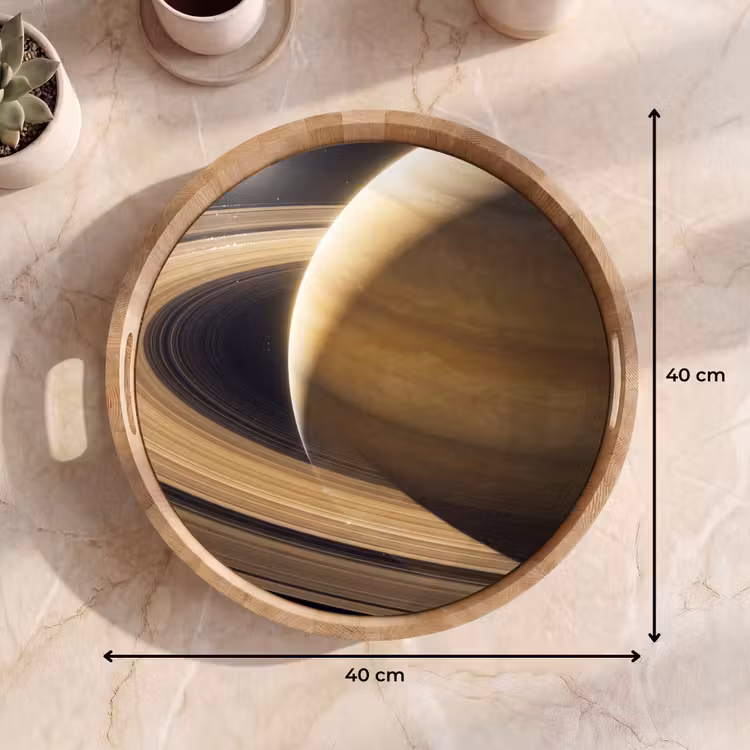Dienblad - Planeet - Ringen - Ruimte — 9