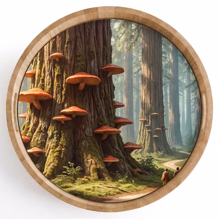 Dienblad - Bos - Bomen - Natuur — 1