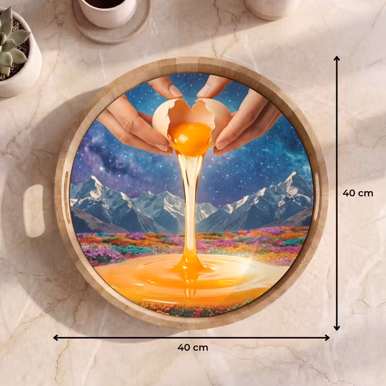 Dienblad - Handen - Ei - Surrealisme — 9