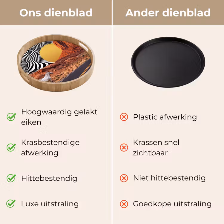 Dienblad - Paard - Woestijn - Natuur — 3