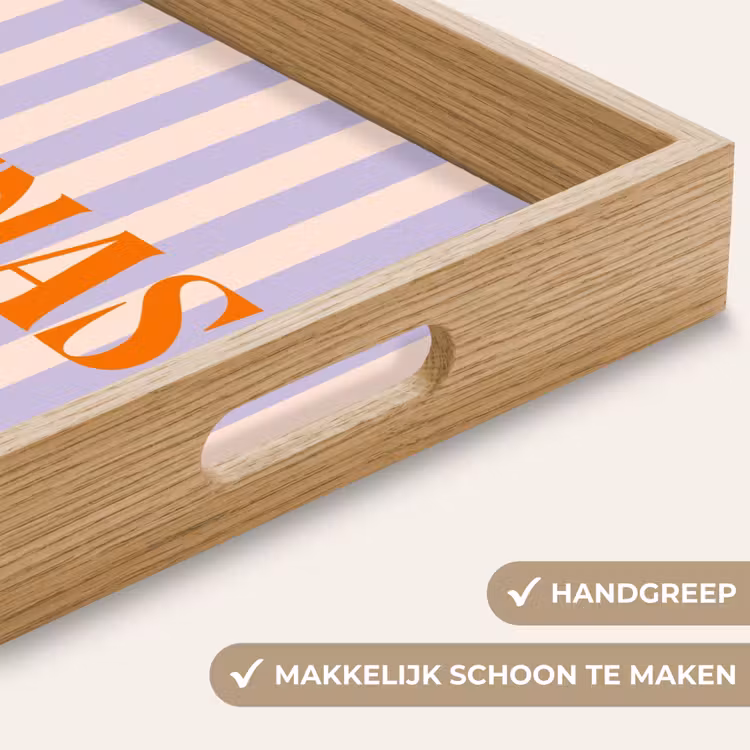 Dienblad - Lila - Oranje - Strepen - Buenas — 5