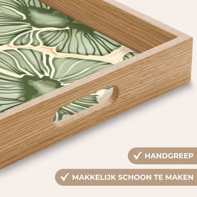 Dienblad - Groen - Botanisch - Bloemen - Organisch - Patroon — 5