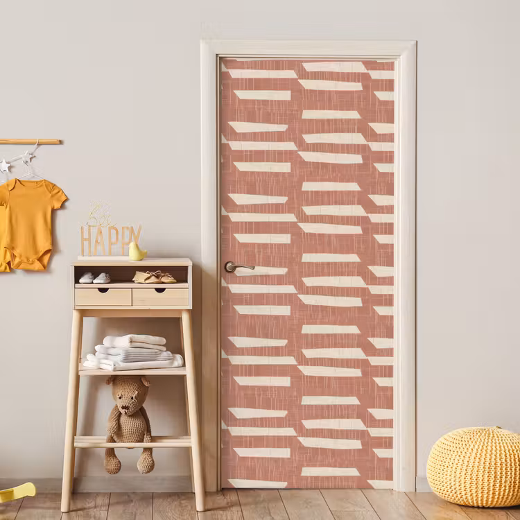 Deursticker - Terracotta - Abstract - Textuur - Patroon — 6