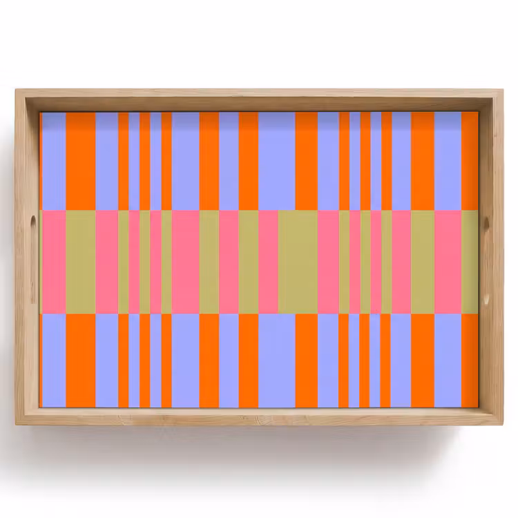 Dienblad - Abstract - Patroon - Geometrisch - Kleurrijk - Modern — 1