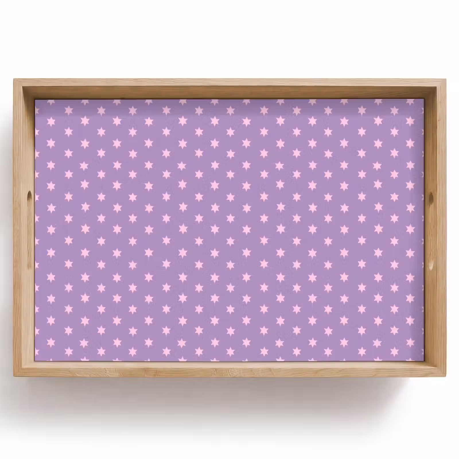 Dienblad - Paars - Roze - Sterren - Geometrisch - Patroon — 1