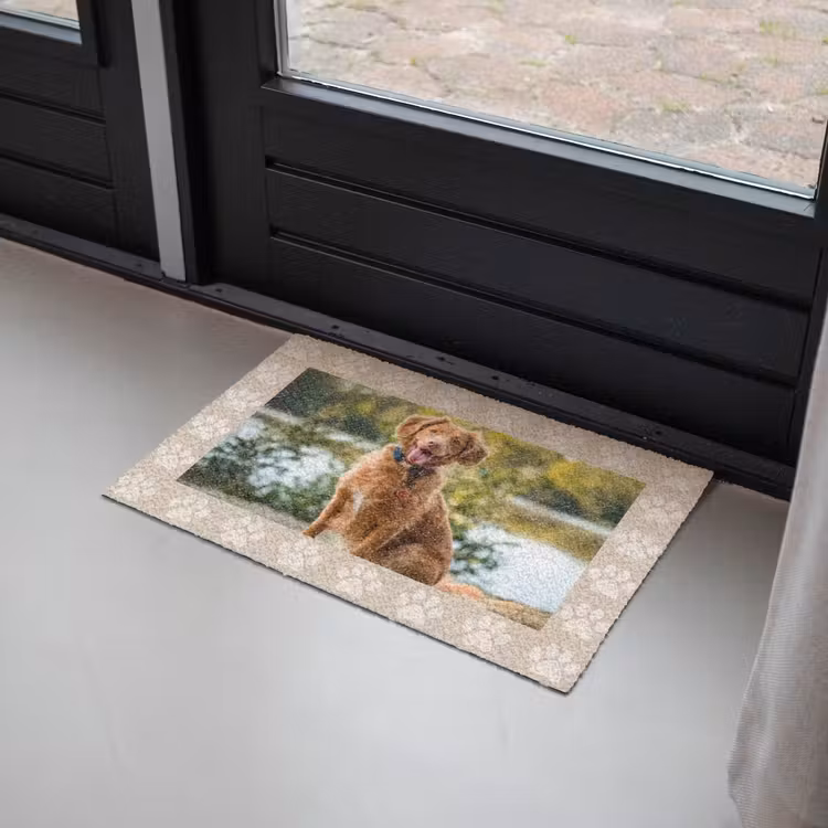 Personaliseerbare deurmat - Dierenpoot - Lijst — 2