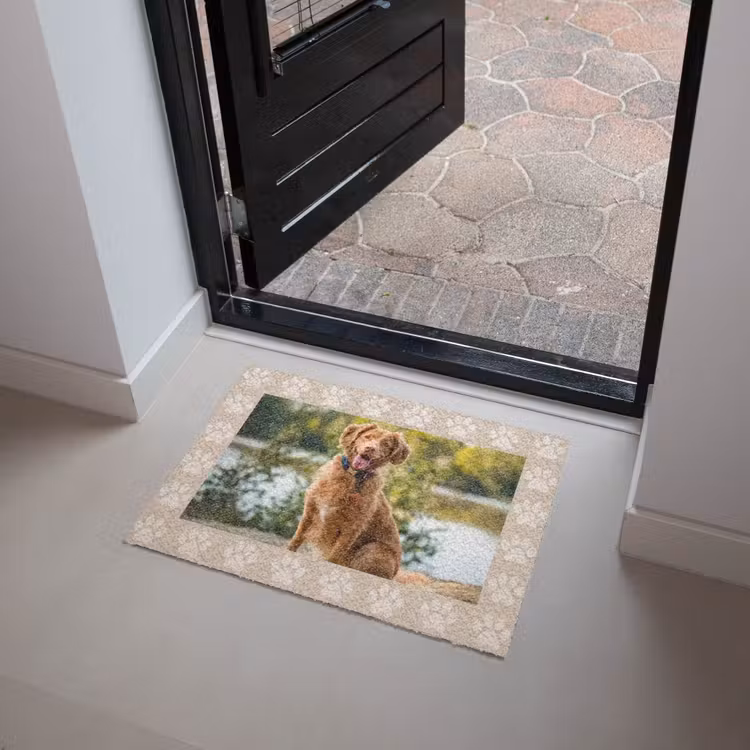Personaliseerbare deurmat - Dierenpoot - Lijst — 4