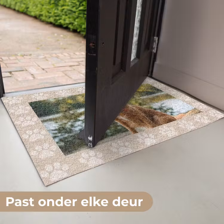 Personaliseerbare deurmat - Dierenpoot - Lijst — 7