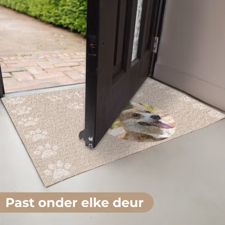 Personaliseerbare deurmat - Eigen - Foto - Rond - Pootjes — 7