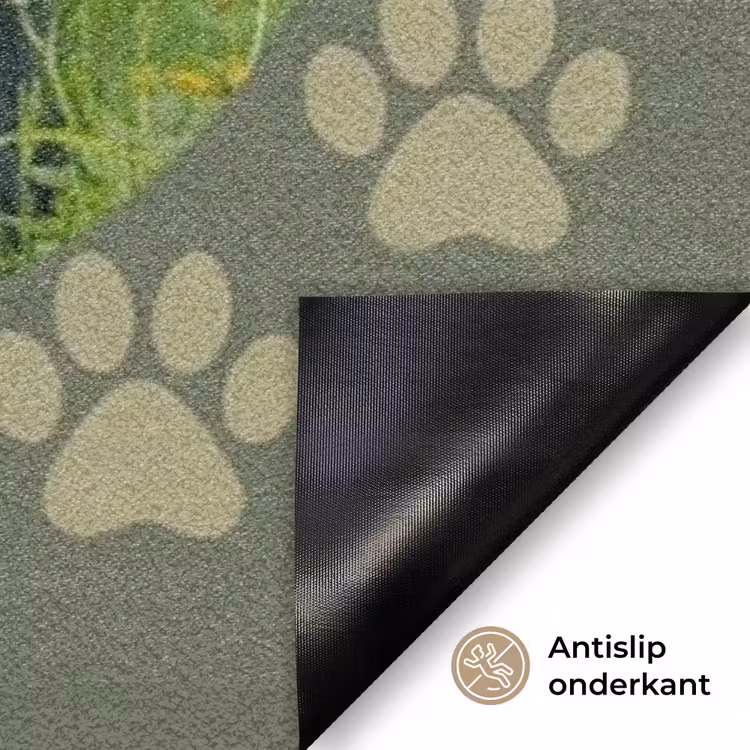 Personaliseerbare deurmat - Eigen - Foto - Rond - Pootjes - Rondom — 6
